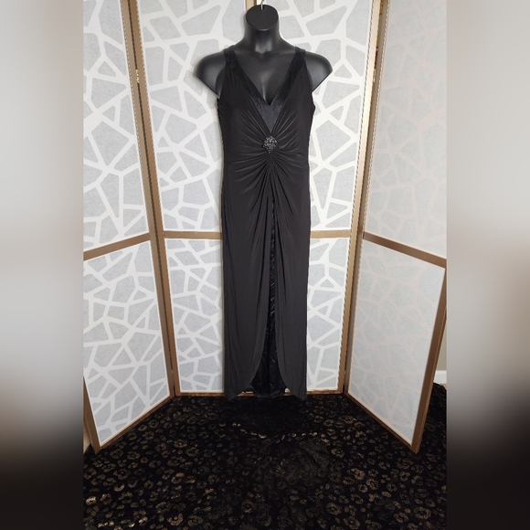 Talbots Ruched & Layered Gown | Size 12 - Picture 9 of 11